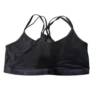 Under Armour Crossback Sports Bra Women's Large Athletic Athleisure Sporty Gym